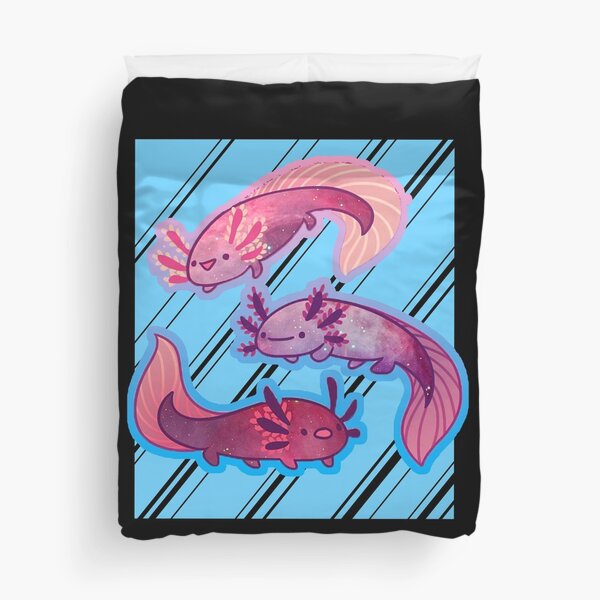 axolotl art Duvet Cover