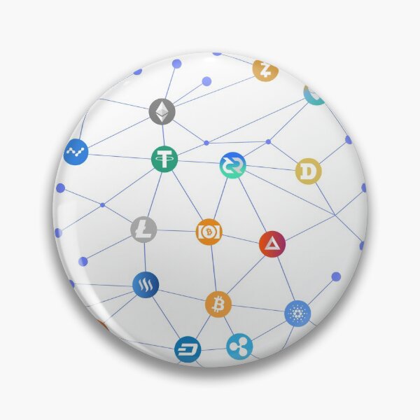 Item preview, Blockchain cryptocurrencies Bitcoin Ethereum Iota designed and sold by DerNerd.