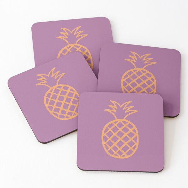 Item preview, Pineapple (orange and pale purple) designed and sold by Attenborough_Fan.