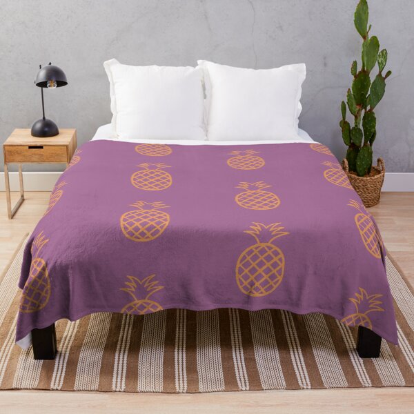 Item preview, Pineapple (orange and pale purple) designed and sold by Attenborough_Fan.