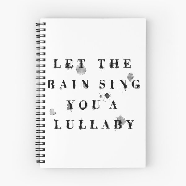 Item preview, Wet Ink Let The Rain Sing You A Lullaby  designed and sold by Kitty Bitty.