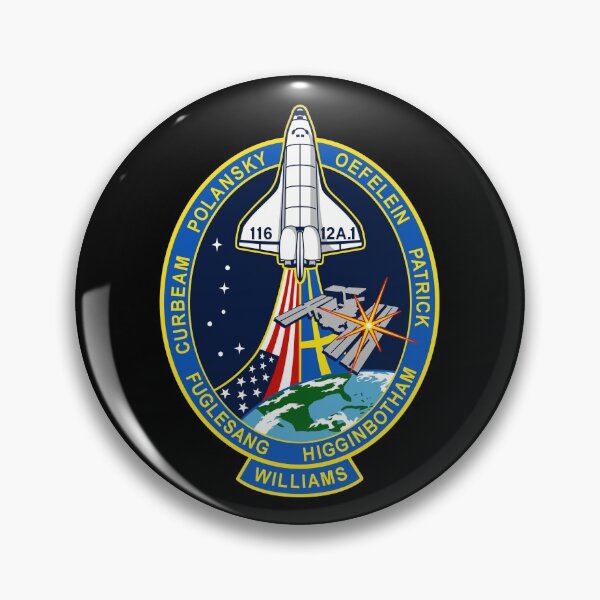Artikelvorschau, STS-116 Patch Insignia NASA Retro Vintage Emblem entworfen und verkauft von kawrdesigns.