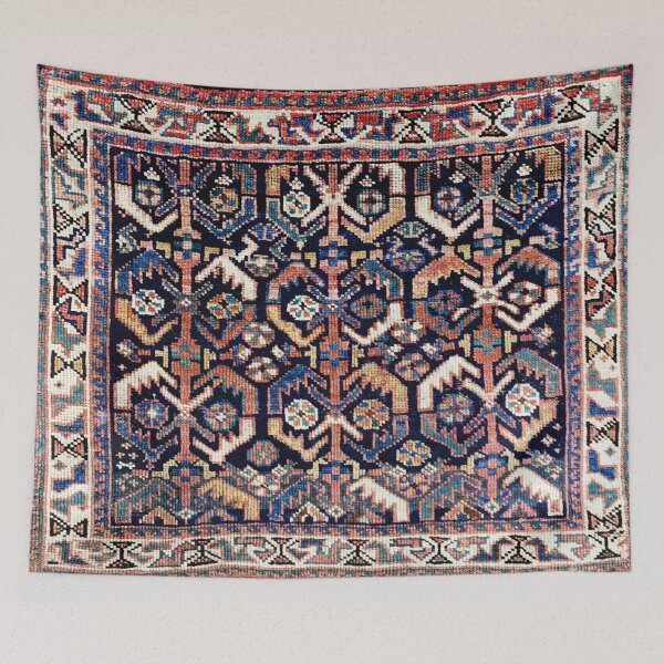 Item preview, Antique Afshar Tribal Bagface Print designed and sold by Vicky Brago-Mitchell®.