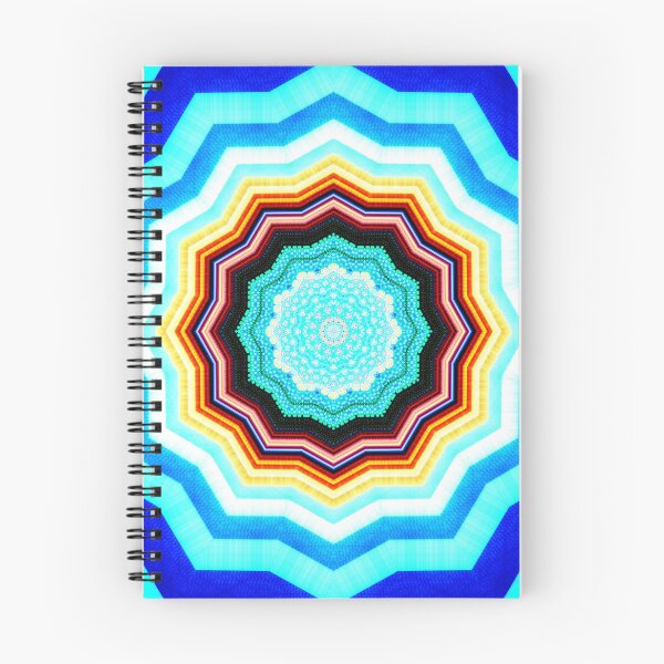 Item preview, Mocha Turquoise and Blue 12 Point Vibrant Star designed and sold by Kay Patterson.