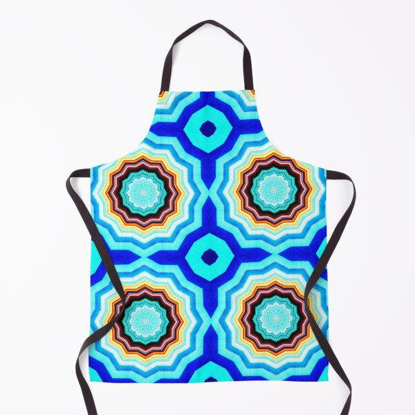 Item preview, Mocha Turquoise and Blue 12 Point Vibrant Star designed and sold by Kay Patterson.