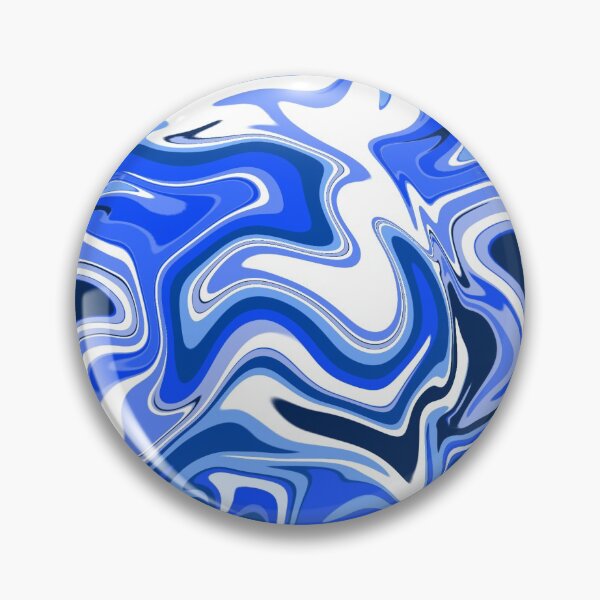 Item preview, Blue watermarble designed and sold by claumolina.