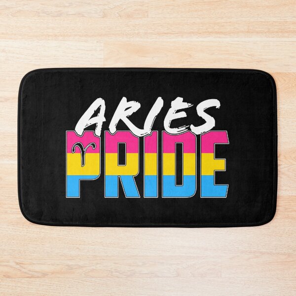 Item preview, Aries Pansexual Pride Flag Zodiac Sign designed and sold by Patrick Hiller.