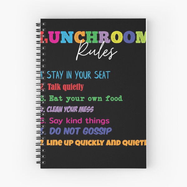 Item preview, Lunch Room Rules Funny School Cafeteria and Lunch Lady  designed and sold by Rzelemenz.