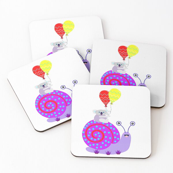 Item preview,  Happy snail and koala. Happy snail and koala. designed and sold by FlordeLisArte-8.