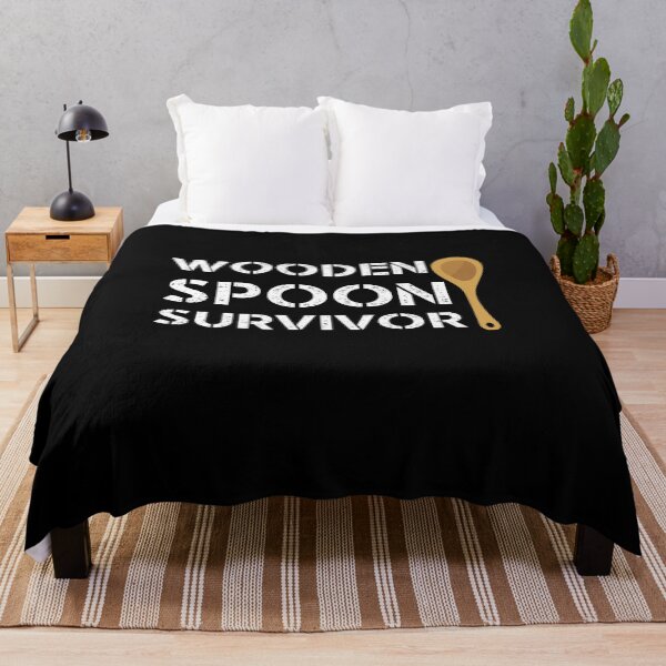 Item preview, Wooden Spoon Survivor Funny And Humor designed and sold by TheMattDesigns.