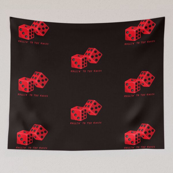 Item preview, Rollin To The Races Dice Racetrack Rollin Dice designed and sold by CarantinedChaos.