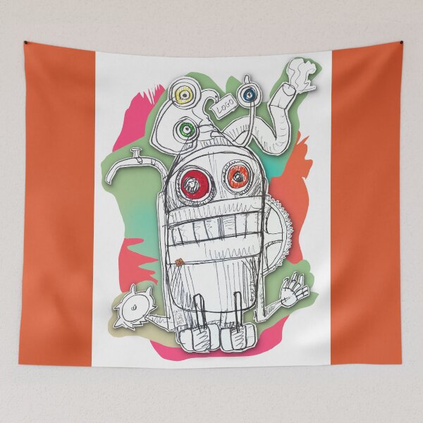 Item preview, Brand Manager Robot (Drawing by ACCI) designed and sold by VanyssaGraphics.
