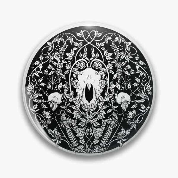 Item preview, Aubrey Beardsley Mari Lwyd poison plant motof designed and sold by skullsandsheets.
