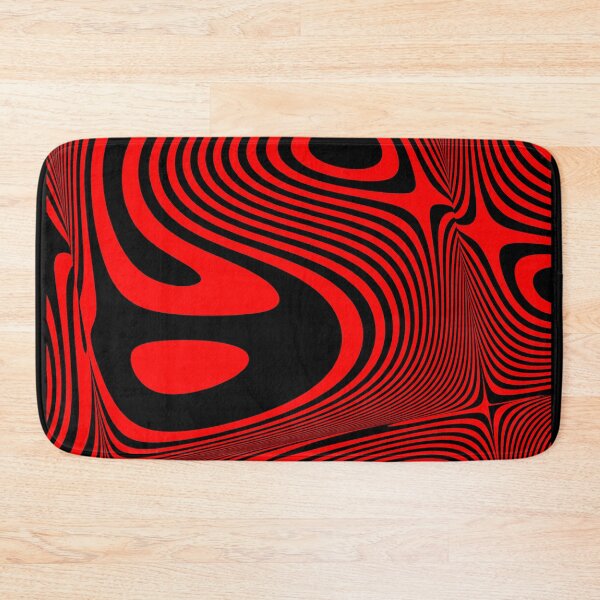 Item preview, Scarlet Brave Swirl Smooth Square Agitation designed and sold by Kay Patterson.