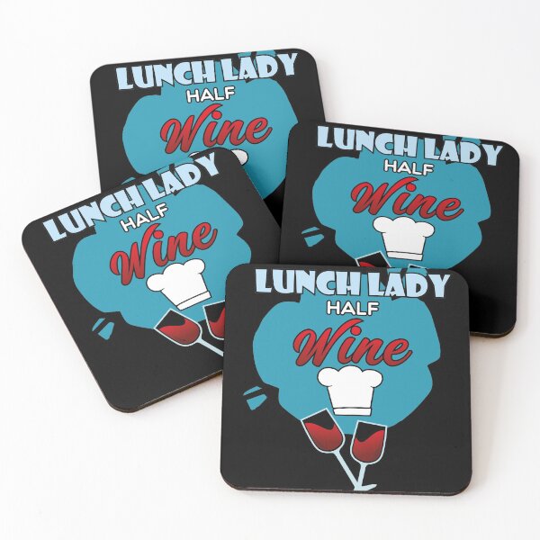 Item preview, Half Lunch Lady Half Wine School Cafeteria and Lunch Lady  designed and sold by Rzelemenz.