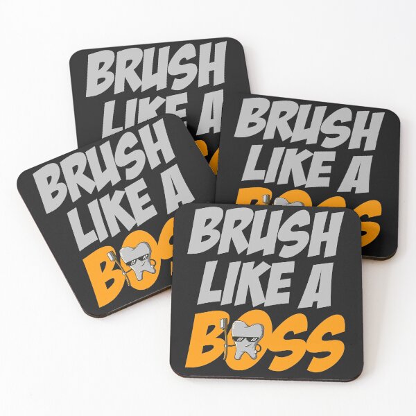 Item preview, Brush Like A Boss Dentistry Funny Dentist Dental Hygienist designed and sold by Essetino.