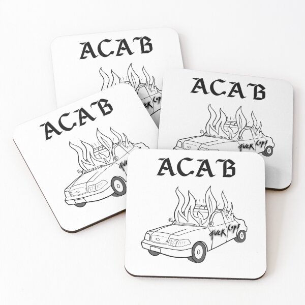 Item preview, ACAB burning cop car designed and sold by disappoimt.