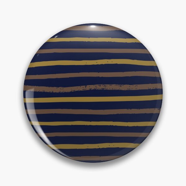 Item preview, RETRO NAVY BLUE STRIPES GOLD BROWN,DOGS designed and sold by wildwhimsical.