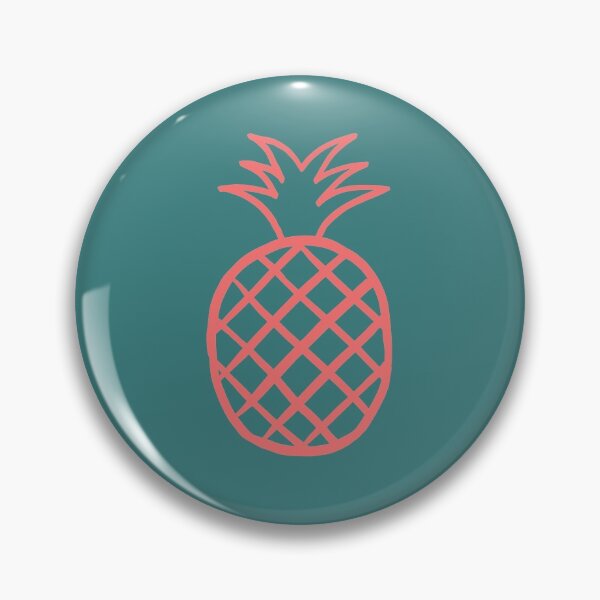 Artikelvorschau, Ananas (Orange und Türkis) entworfen und verkauft von Attenborough_Fan.