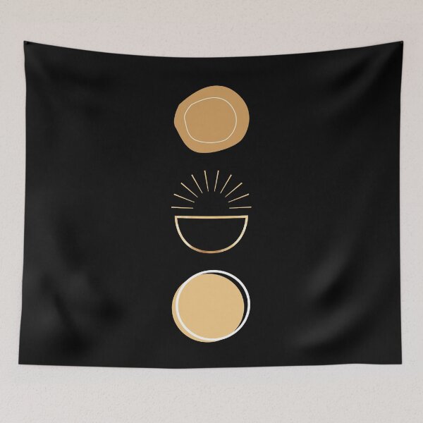 Item preview, Minimalist Sun And Moon designed and sold by CaosTranscrito.