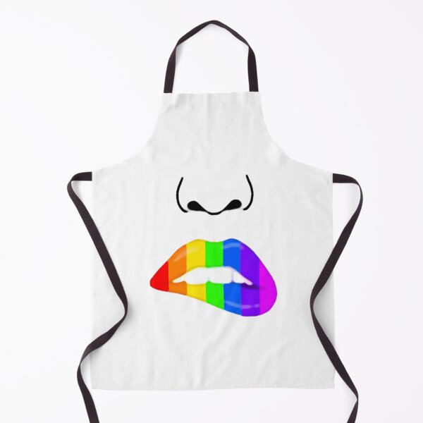 Item preview, Hot Lips - Rainbow - White designed and sold by DuskWingArts.