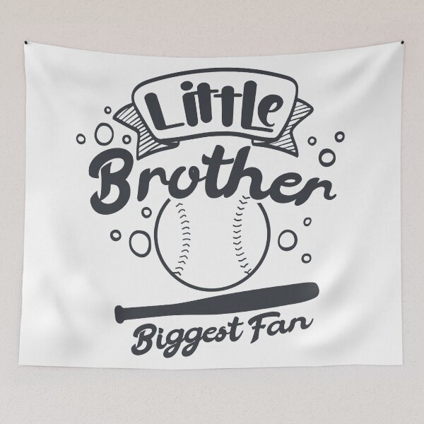 Item preview, Little Brother And Biggest Fan - Baseball designed and sold by Giacob.