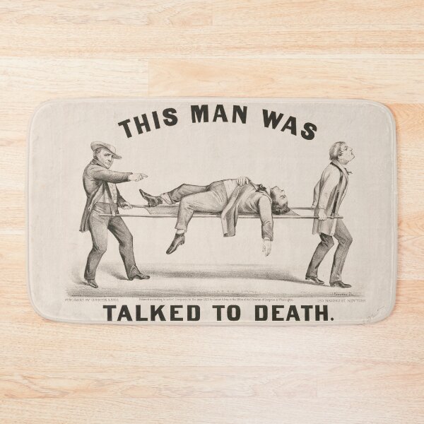 Item preview, This Mas Was Talked To Death (1873) designed and sold by allhistory.