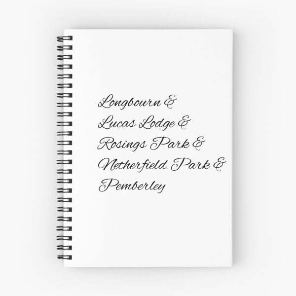 Item preview, Pride & Prejudice Houses (Black Lettering) designed and sold by jamienathan.