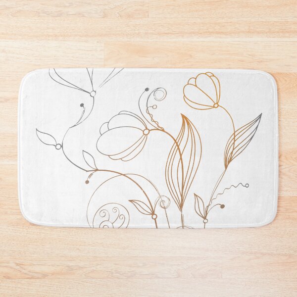 Item preview,  Flower Line Doodle Orange designed and sold by Designs By YL.