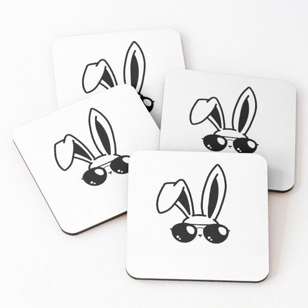 Item preview, Bunny With Glasses - A Rabbit With Glasses design for Pet Lovers designed and sold by NECHSTORE.