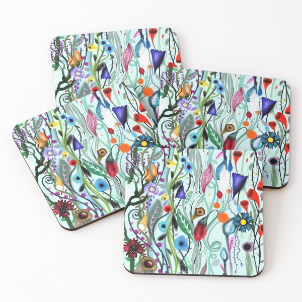 Item preview, Boho flowers seamless seamlessly preppy wedding day designed and sold by rupydetequila.