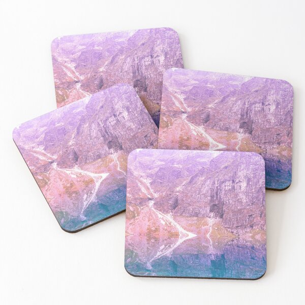 Item preview, Mountain Lake in Pink designed and sold by ontheshore.