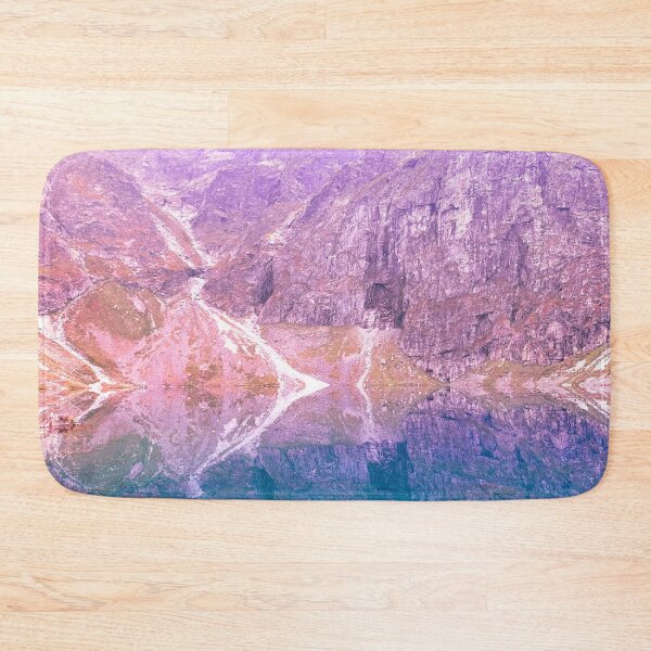Item preview, Mountain Lake in Pink designed and sold by ontheshore.