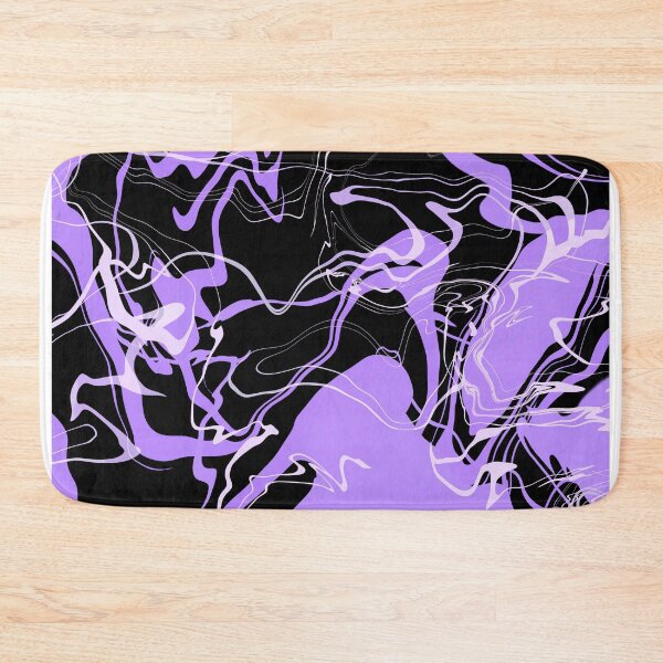 Item preview, Abstract Art Marble Purple Black  designed and sold by annylands.
