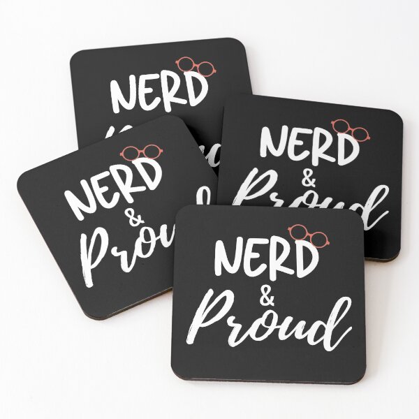 Item preview, Nerd and Proud typography with glasses designed and sold by poojapatel5.