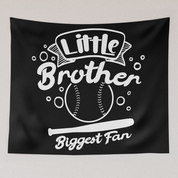 Item preview, Little Brother And Biggest Fan - Baseball designed and sold by Giacob.