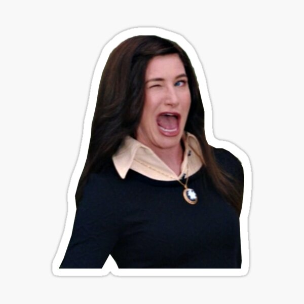 Agatha Winking Sticker