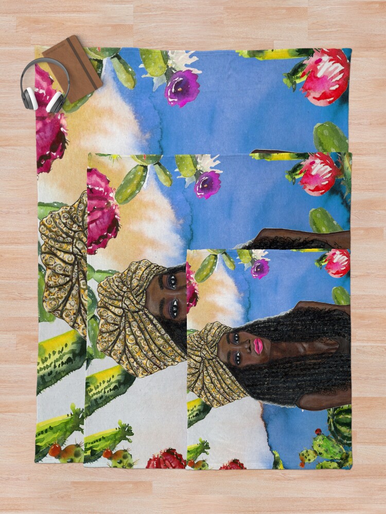 Thumbnail 5 of 6, Throw Blanket, Boho Goddess designed and sold by sincerelyteia.