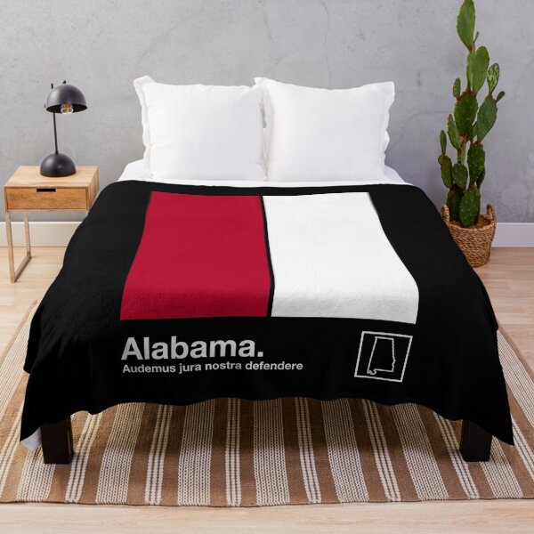 Item preview, Alabama State Flag // Original Minimalist Artwork Poster Design designed and sold by AestheticNow.