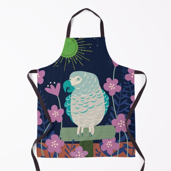 Item preview, Blue Parrot and Purple Flowers designed and sold by DCamille.