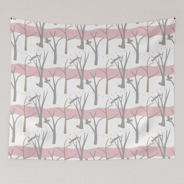 Item preview, Winter Squirrels designed and sold by PatternDivision.