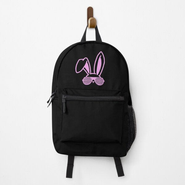 Item preview, Badass Funny Bunny With Glasses - A Rabbit With Glasses Pink Color Design designed and sold by NECHSTORE.