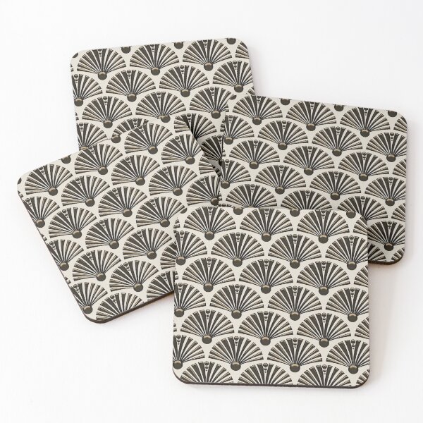 Item preview, Fantasy Metallic Black  - Seamless Pattern designed and sold by Retro Art Factory.