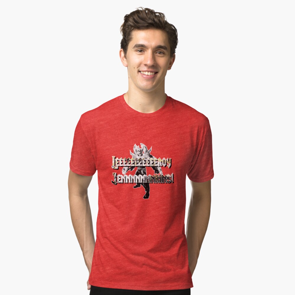 Leeroy Jenkins T Shirt By Crunchmcgee Redbubble 