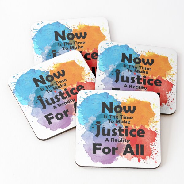 Item preview, Now Is The Time To Make Justice A Reality For All designed and sold by UrahGo.