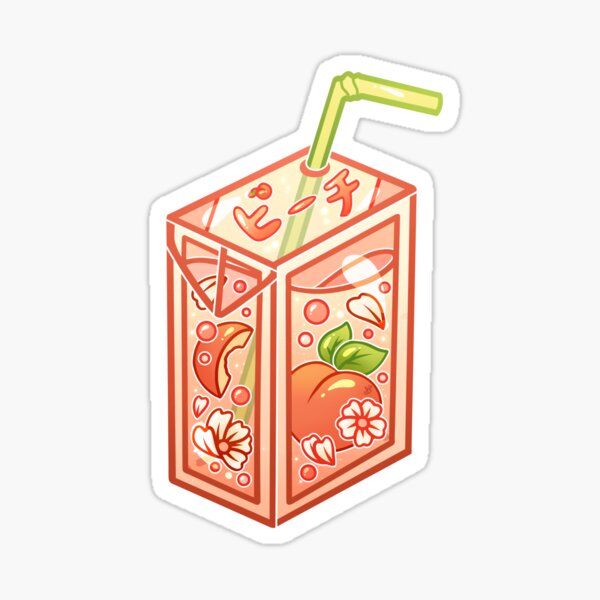 Vista previa del artículo con la obra «Caja de jugo de durazno», diseñado y vendido por heysoleilart.