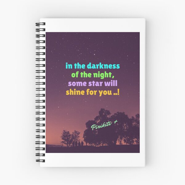 Item preview, in the darkness of the night, some star will shine for you ..! designed and sold by pirikiti64-.