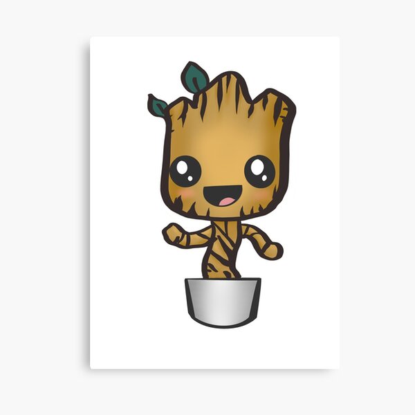 Baby Groot Canvas Prints Redbubble