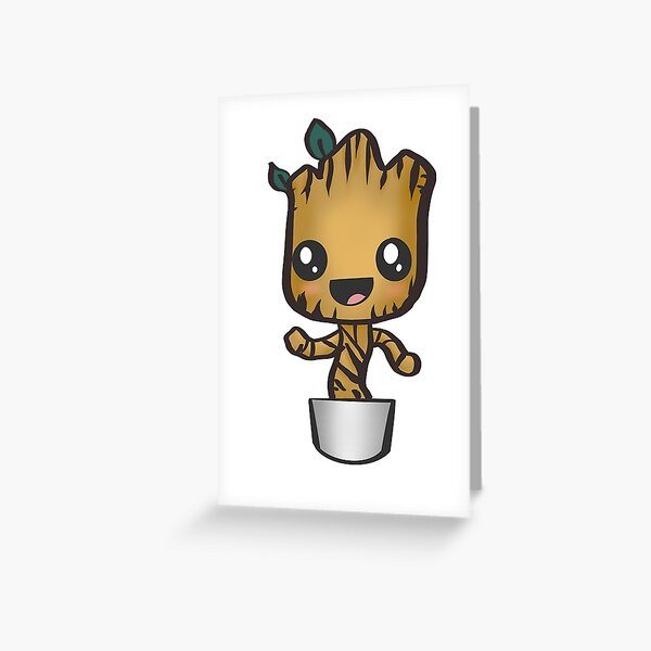 Tarjetas De Felicitacion Baby Groot Redbubble