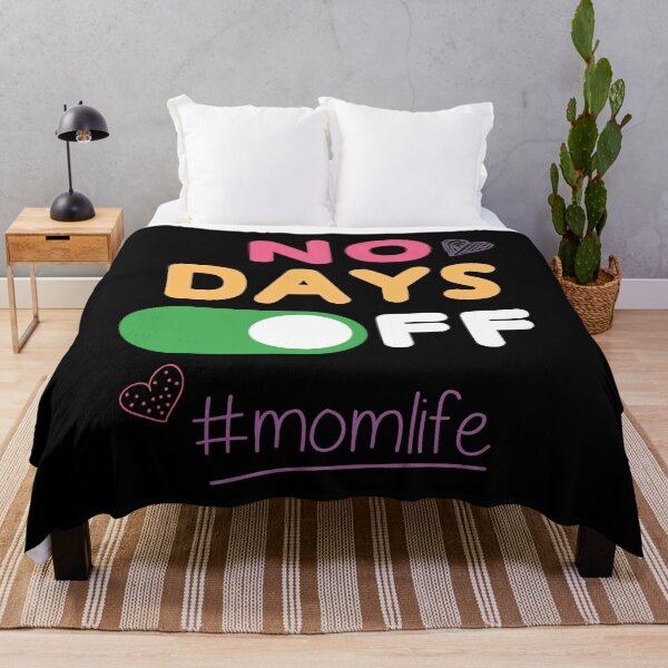 Item preview, Mom Life No Days Off designed and sold by Pau Baz.